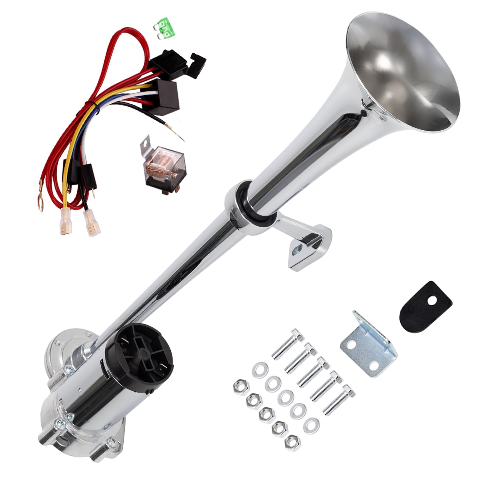  FARBIN 12V Loud Train Horn for Trucks and Vehicles
| FARBIN 12V Air Horn Kit with Compressor for Trains and Cars
| FARB